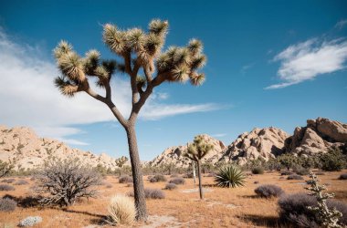 Joshua ağacındaki joshua ağacı.