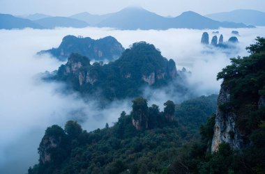 Dağın güzel manzarası