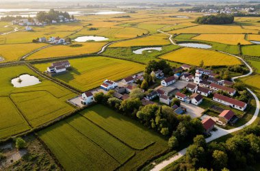 Eski şehrin manzarası.