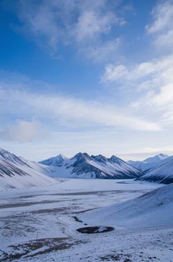 Dağların güzel manzarası