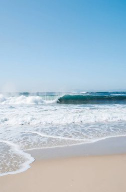 Deniz kıyısının güzel manzarası