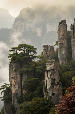 Dağların güzel manzarası