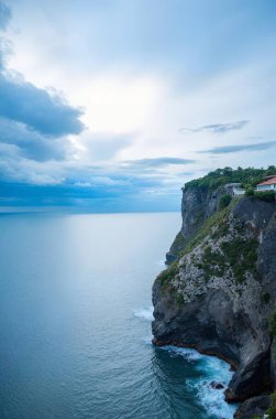 Atlantik Okyanusu 'nun güzel deniz manzarası, Tenerife Adası, İspanya. yüksek kaliteli fotoğraf