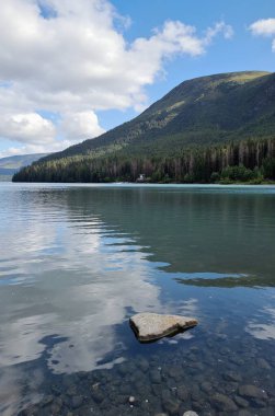Göllü güzel bir manzara.