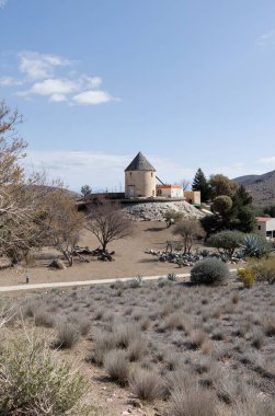 Güzel ortaçağ mimarisinin manzarası