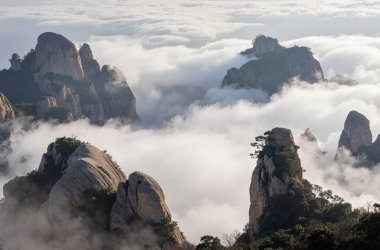 Dağların güzel manzarası