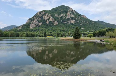 Güzel dağ manzara arka plan