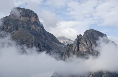 Görkemli Alp manzarası manzarası