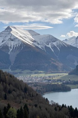 Görkemli Alp manzarası manzarası