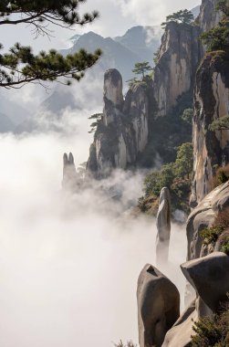 Dağların güzel manzarası