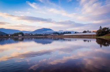 Dağlarda gün batımı