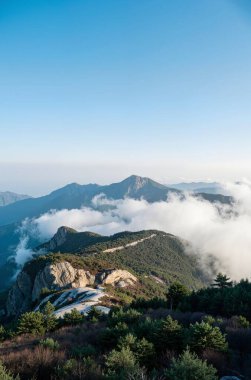 Güzel dağ manzara arka plan