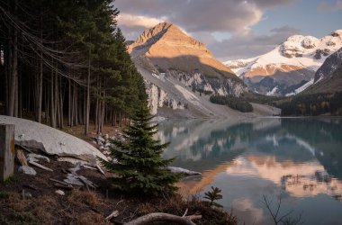Dağların güzel manzarası