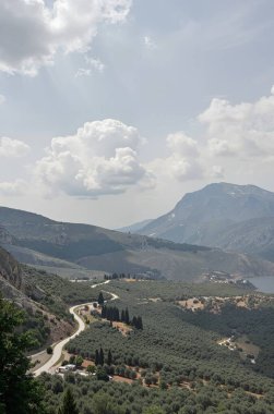 Dağların güzel manzarası