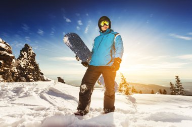 Snowboard snowboard ile standları  
