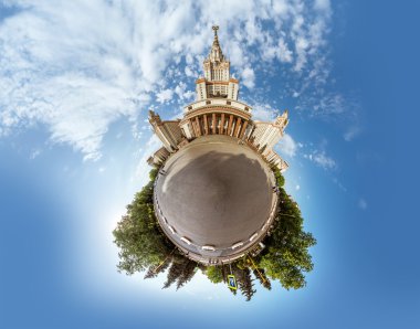 Lomonosov küçük gezegen Panoraması