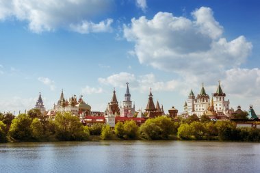 Güzel Rus manzara Izmailovsky Kremlin'in