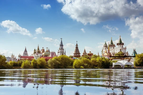 Güzel Rus manzara Izmailovsky Kremlin'in