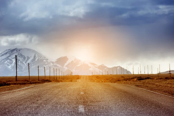 Concepto de carretera recta —  Fotos de Stock