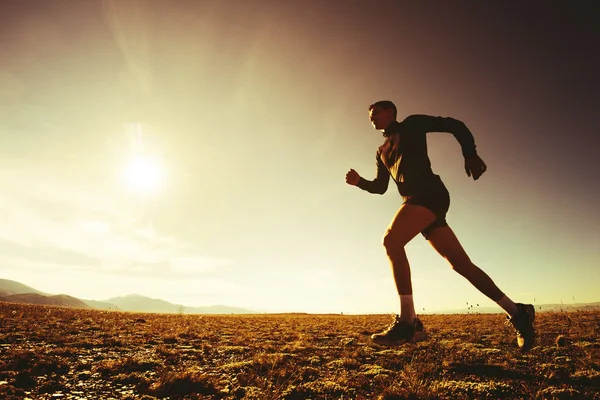 Concepto de hombre corriendo — Foto de Stock