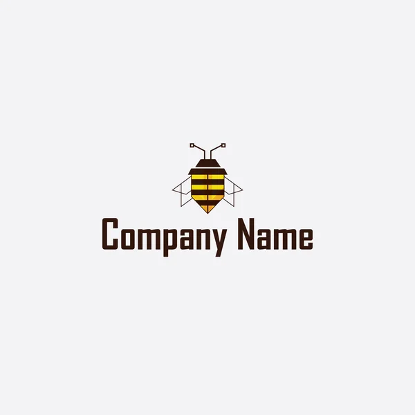 蜂のロゴ抽象的な — ストック写真