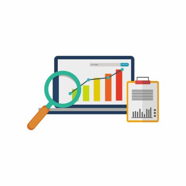 Veri Analizi ve İş İstatistikleri Kontrol Paneli İllüstrasyonu