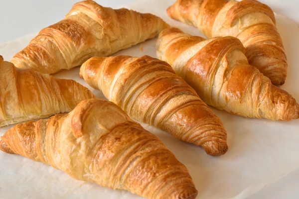 Fresh homemade croissants, tasty croissants Stock Photo