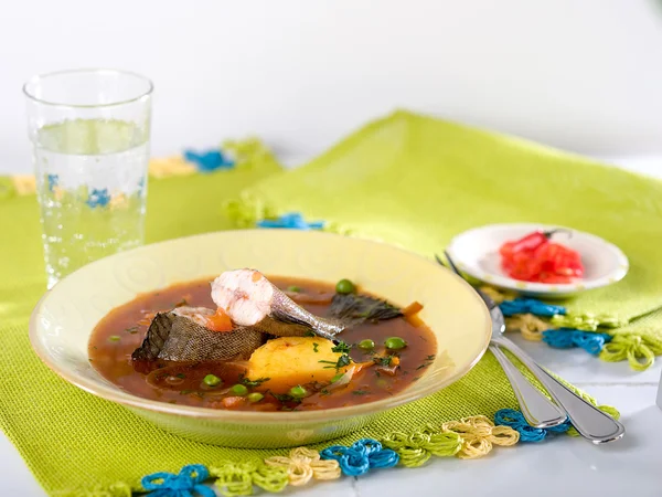 Chupin de Pescado, tipik Perulu balık çorbası