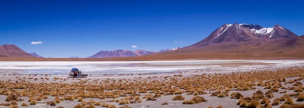 지프 볼리비아 Altiplano, 운전 — 스톡 사진