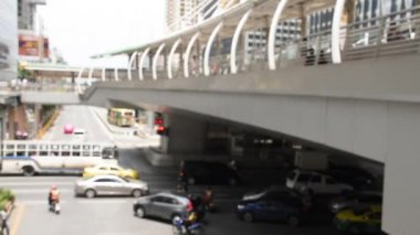 trafik Bangkok, Tayland.