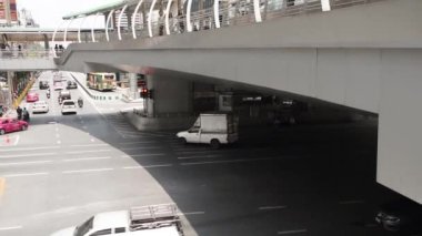 trafik Bangkok, Tayland.