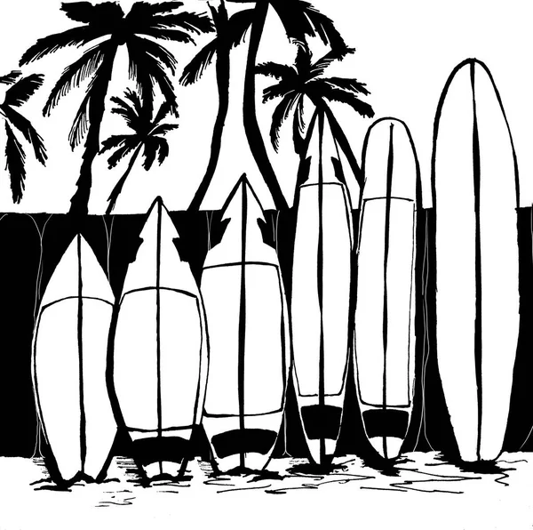 Tablas Surf Valla — Foto de Stock