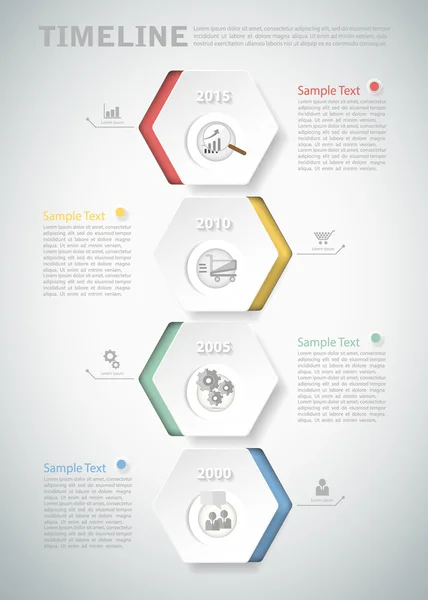 3D Dijital şablon Infographic. Vektör çizim kullanılabilir
