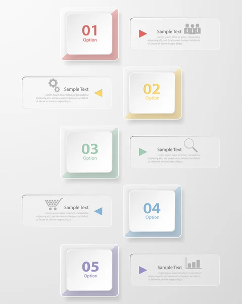 Design template Infographic. Vector illustration can be used for workflow layout, diagram — Wektor stockowy
