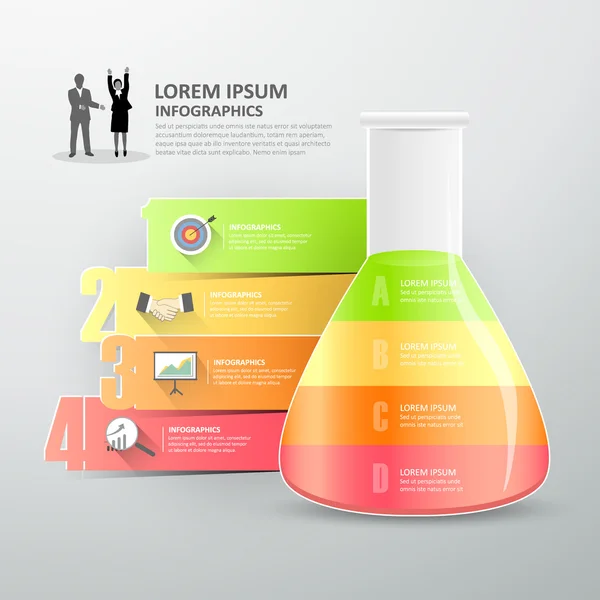 İş konsepti infographics. İş kavramı infografik, Vektör illüstrasyon. 