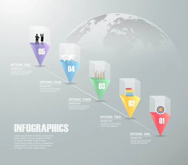 Modèle de calendrier de conception peut être utilisé pour le concept d'entreprise , — Image vectorielle