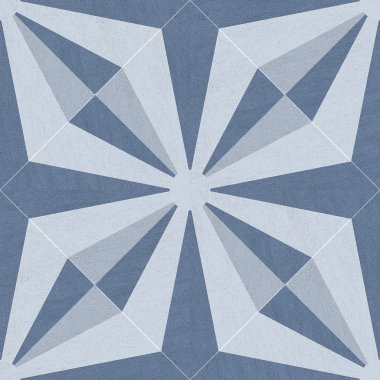 Geometrik 3d şekil çini deseni  