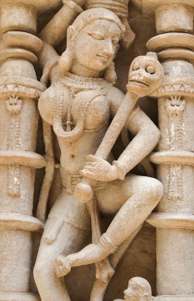 Indiska stenmur skulpturer — Stockfoto