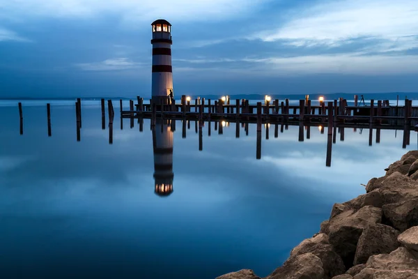 Lighthouse at Neusiedl am See, Austria — Stock Photo, Image