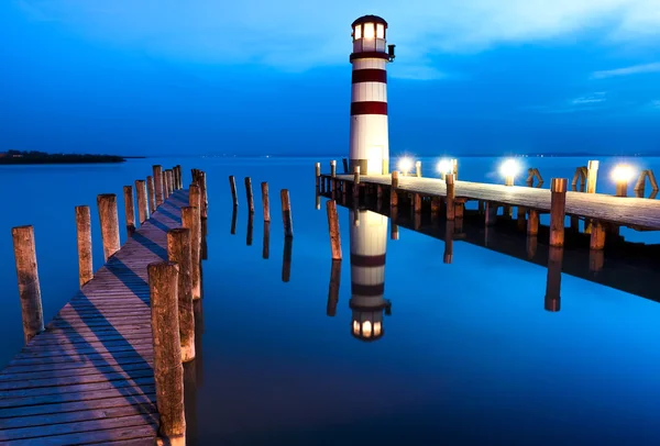 Lighthouse at Neusiedl am See, Austria — Stock Photo, Image