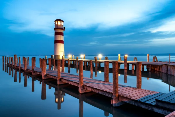 Lighthouse at Neusiedl am See, Austria — Stock Photo, Image