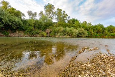 Black river günbatımı, Romanya, Avrupa