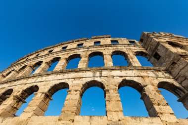 Pula, Hırvatistan, Avrupa'nın antik Roma amfi tiyatro