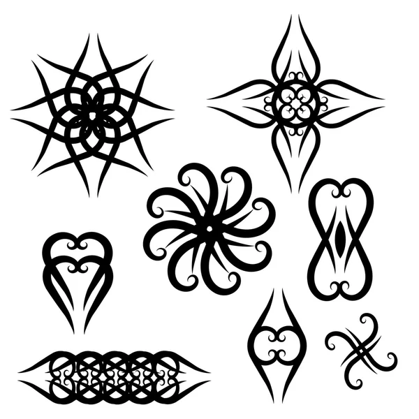 Ensemble de tatouage vecteur — Image vectorielle