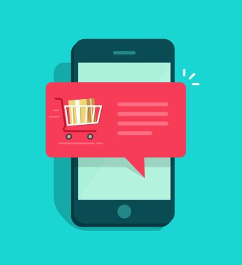Çevrimiçi sipariş bildirim kavramı, e-ticaret, siparişi Teslimat Servisi