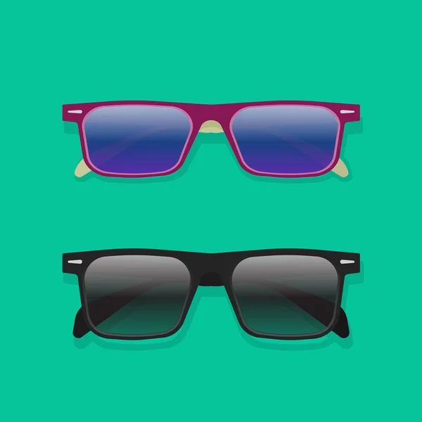 Gafas de sol colección vector aislado — Archivo Imágenes Vectoriales