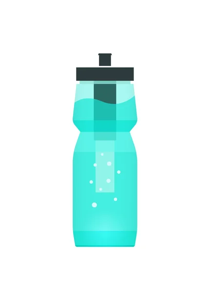 Ілюстрація пляшки для фільтрації води для спорту та подорожей — стоковий вектор