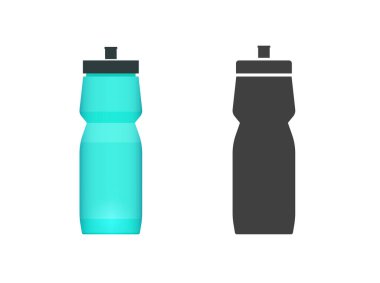 Sport water bottle vector flat icon and shape silhouette symbol clipart cartoon illustration isolated vector Sport water bottle vector flat icon and shape silhouette symbol clipart cartoon illustration isolated vector