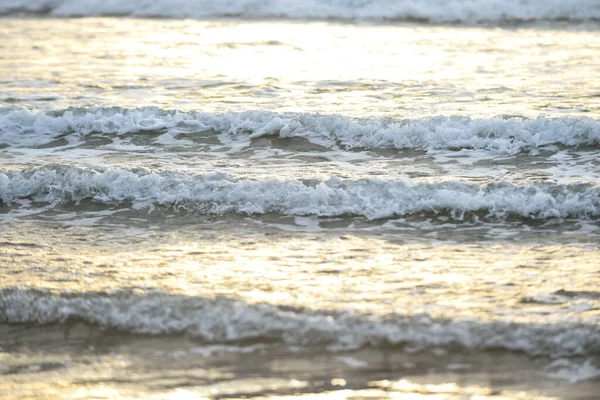 Крупним Планом Хвилі Березі Пляжу — стокове фото
