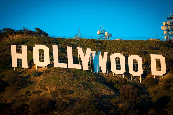 Famous Hollywood sign — Stock Photo, Image